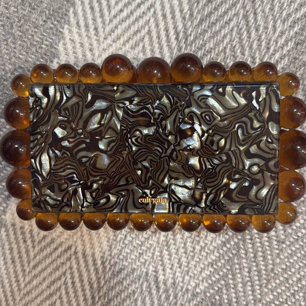 Cult Gaia Eos acrylic clutch